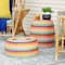 Household Essentials 18" Woven Storage End Table